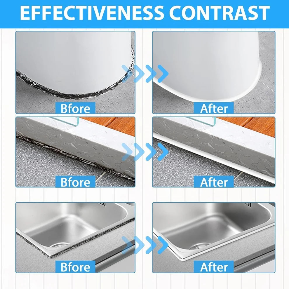 Waterproof Tile Gap Repair Sealant White Grout Filler Paste for Bathroom, Kitchen, Sink & Floor Tiles (180ml)