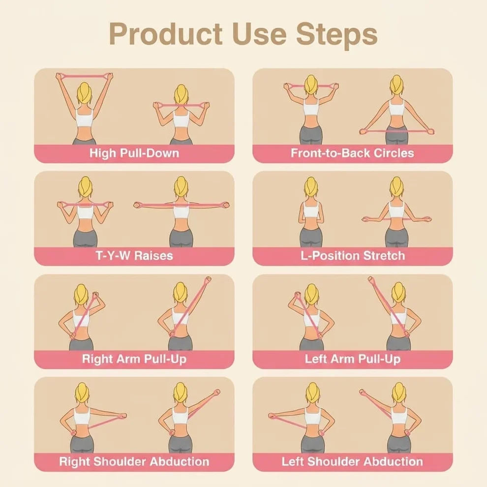 Figure 8 Workout Resistance Band for Yoga (Pack of 1)
