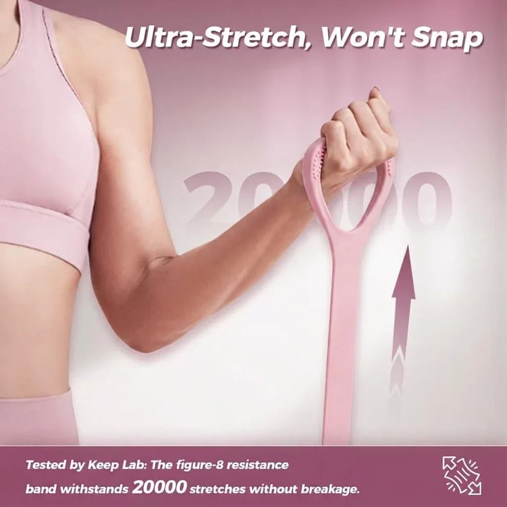 Figure 8 Workout Resistance Band for Yoga (Pack of 1)