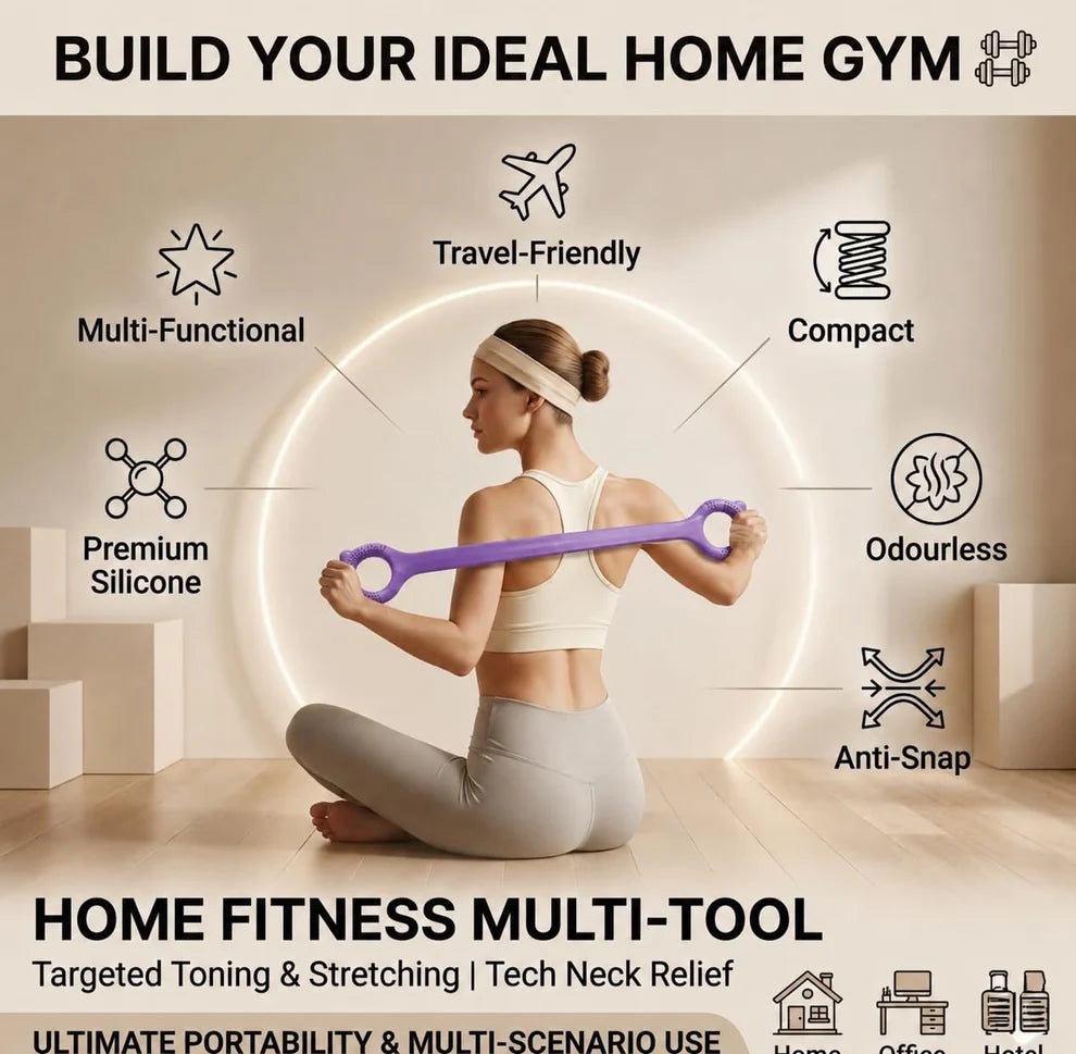 Figure 8 Workout Resistance Band for Yoga (Pack of 1)