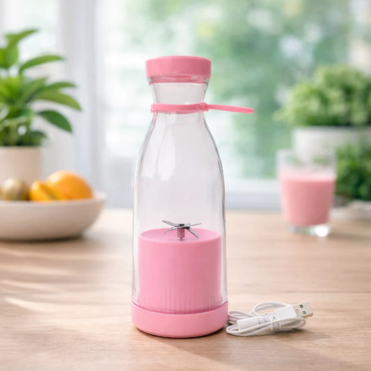 Portable USB Blender Juicer - 6 Blade Portable Smoothie & Shake Maker (Multicolor)